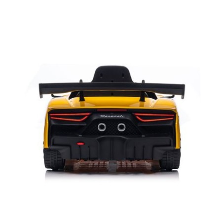 COCHE INFANTIL A BATERIA CON CONTROL REMOTO MASSERATI MC20 GT2 AMARILLO