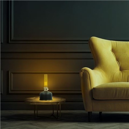 LAMPARA LED RETRO ESTILO LAMPARA DE GAS NEGRO FOREVER