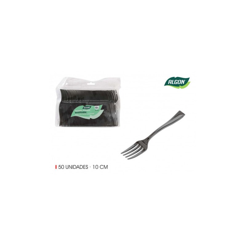 SET 50 TENEDOR 10CM PLASTICO...