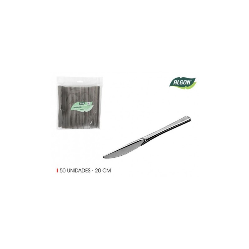 SET 50 CUCHILLOS 20CM PLASTICO...
