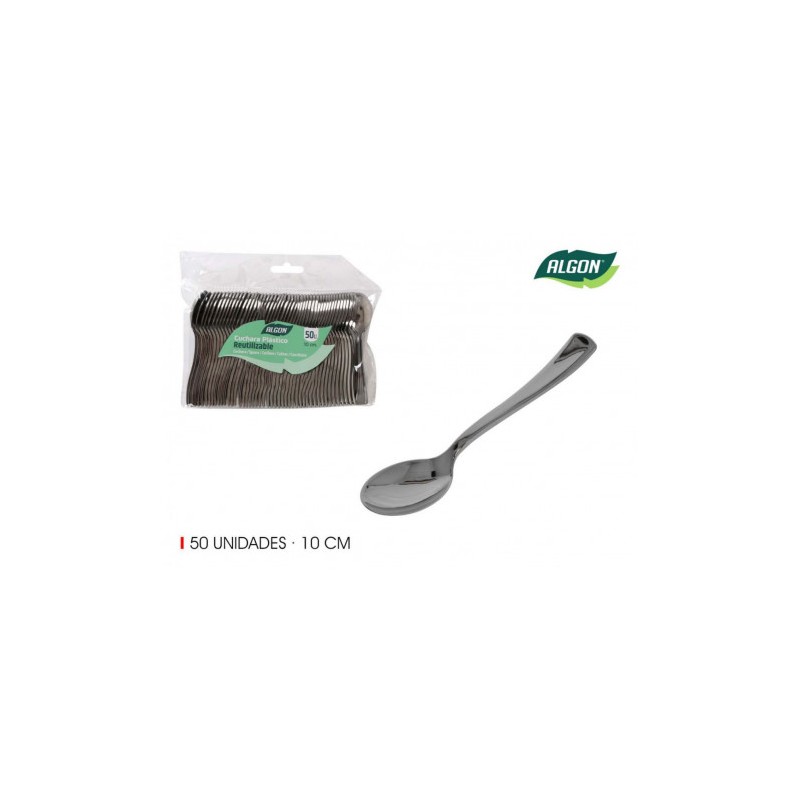 SET 50 CUCHARA 10CM PLASTICO...