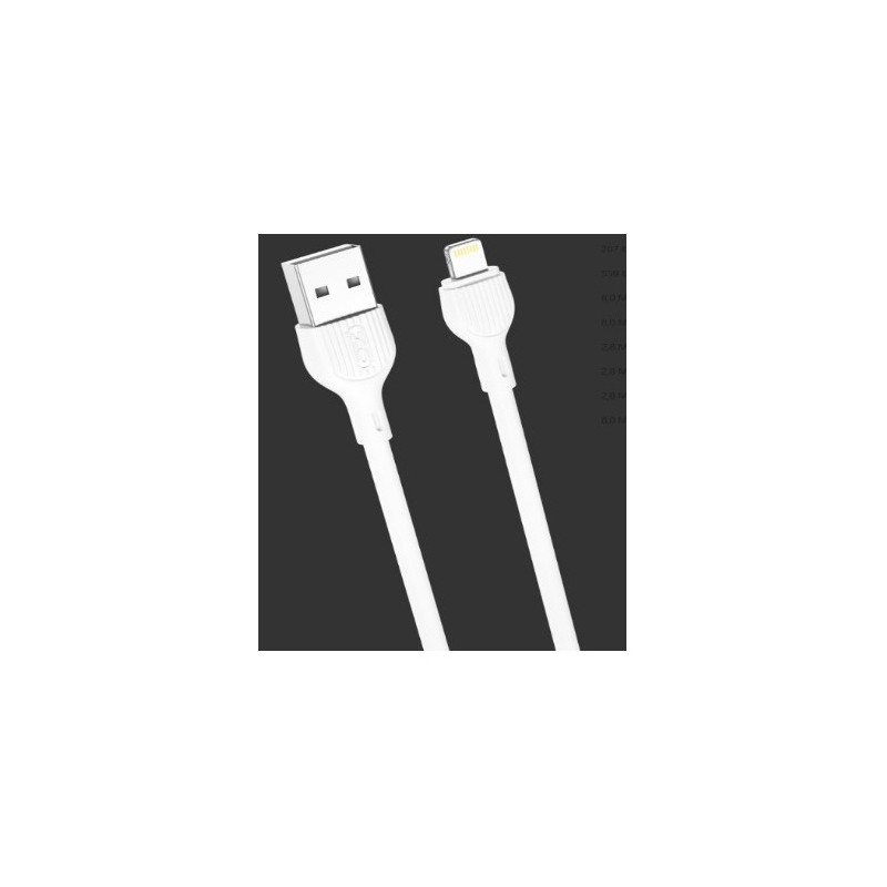 CABLE 2.1A USB A LIGTHNING 2 METROS...