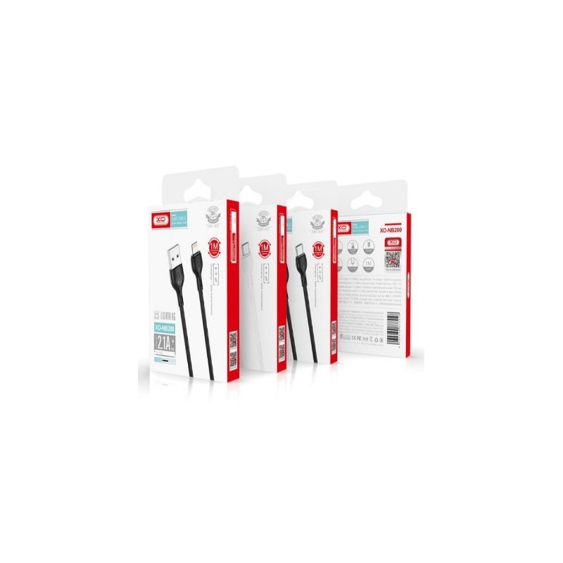 CABLE 2.1A USB A TIPOC 1 METRO NEGRO...