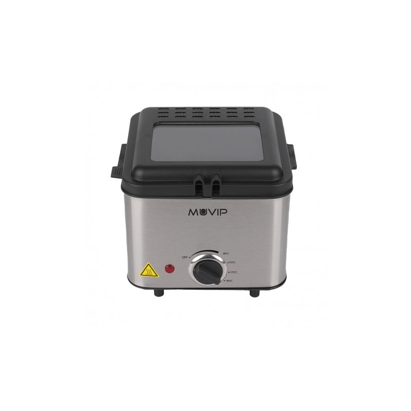 FREIDORA 1.5 LITROS INOXIDABLE 1000W...