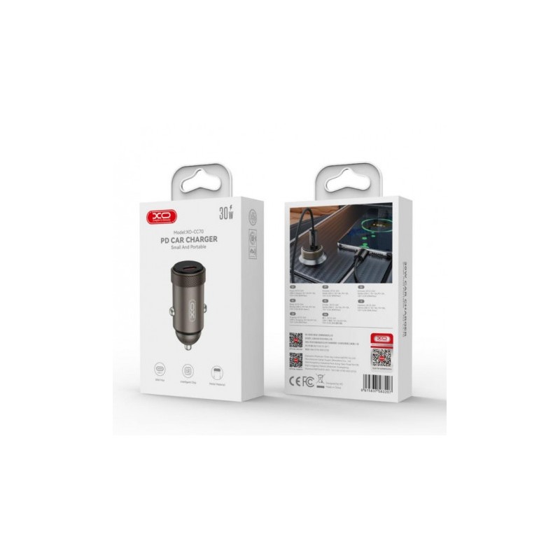 CARGADOR COCHE 30W TIPO C CC70 XO