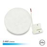 APLIQUE LED TECHO CON BASE FIJA REDONDO 24W LUZ FRIA ELBAT - EB0406