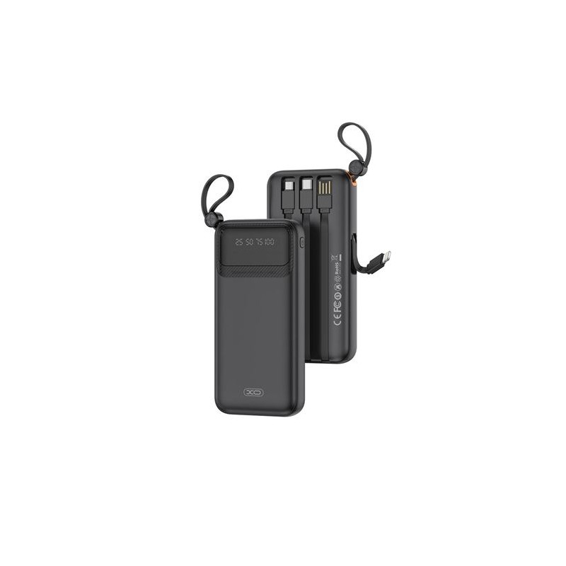 POWERBANK 10000MAH 3 SALIDAS NEGRO...