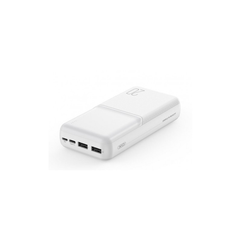 POWERBANK 20000MAH 2 SALIDAS BLANCO PR252 XO