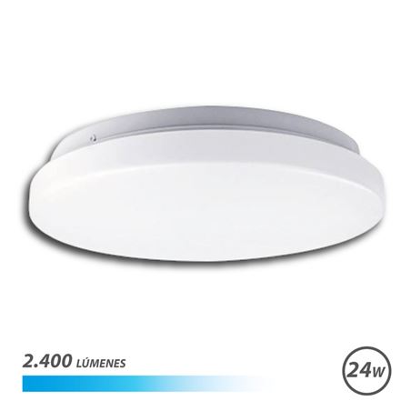 APLIQUE LED TECHO REDONDO 24W LUZ FRIA ELBAT - EB0409