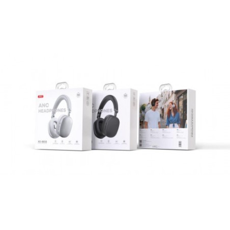 AURICULARES BLUETOOTH CON CANCELACION DE RUIDO BE55 NEGRO XO