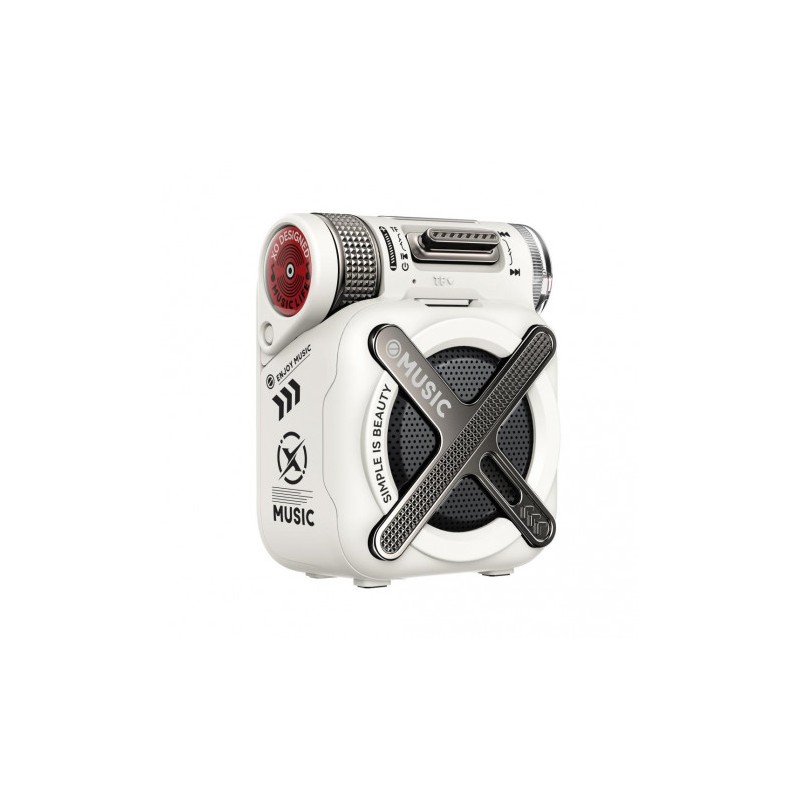 ALTAVOZ BLUETOOTH PORTATIL ULTRA COMPACTO F72 BLANCO XO