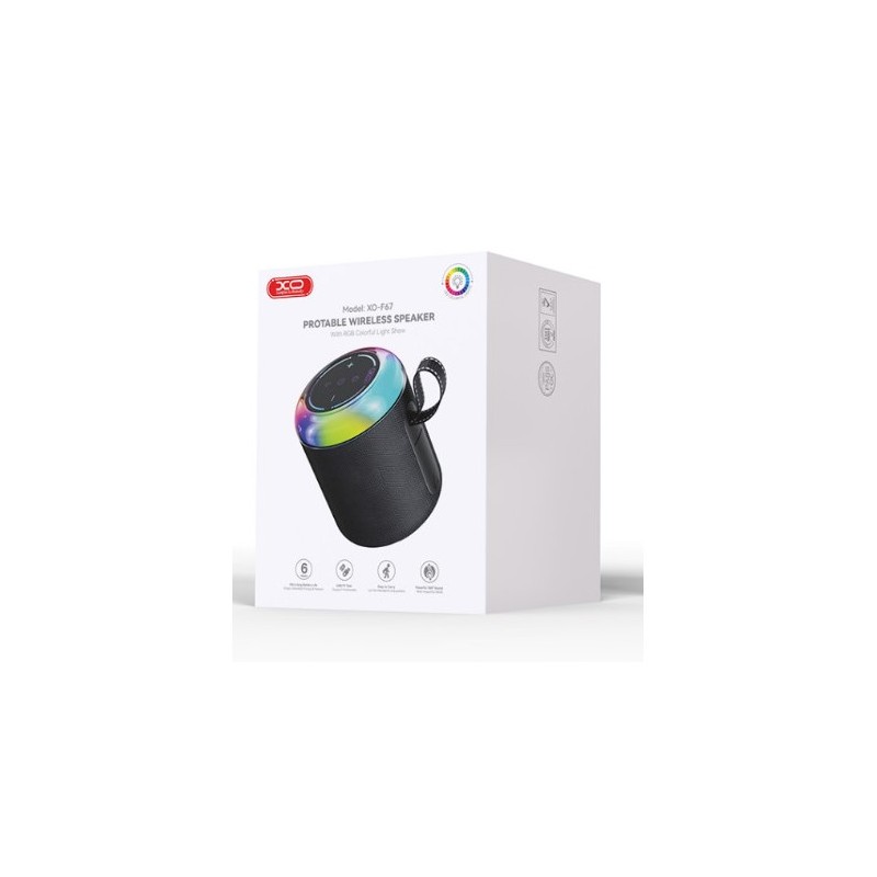 ALTAVOZ BLUETOOTH CON LED RGB F67 XO