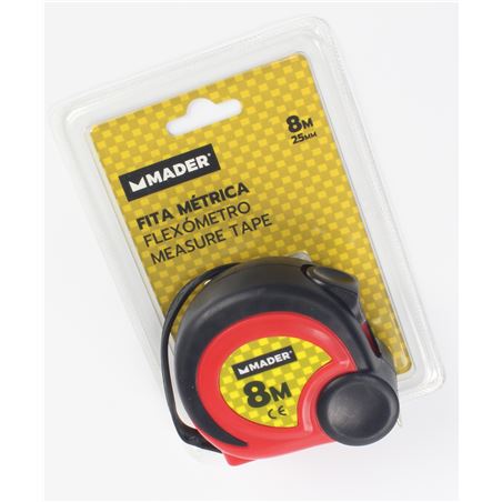 FLEXOMETRO, 8 Mtrs.X 25 mm. MADER - 84644-2