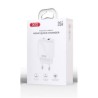 CARGADOR USB+USB-C 20W L158 BLANCO XO