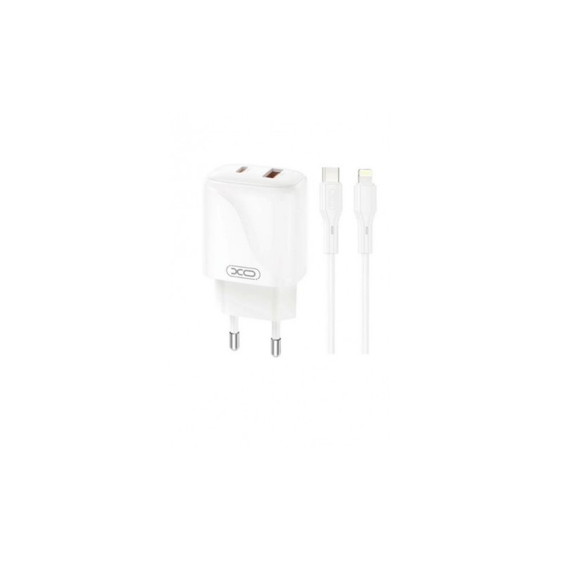 CARGADOR USB+USB-C 20W L158 CON CABLE...