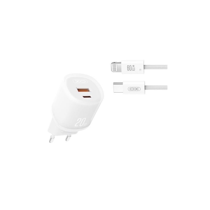 CARGADOR RAPIDO USB-A / USB-C 20W CON...