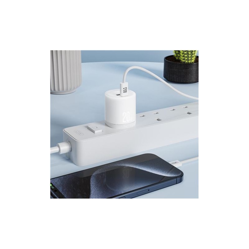 CARGADOR RAPIDO USB-A / USB-C 20W CON...