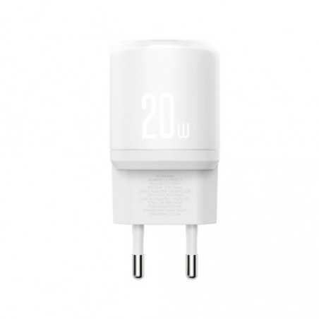 CARGADOR RAPIDO USB-A / USB-C 20W L144 BLANCO XO