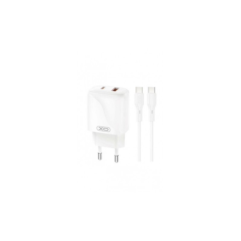 CARGADOR USB+USB-C 20W L158 CON CABLE...