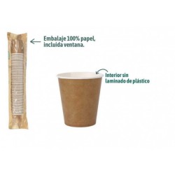 SET 50 VASOS CARTON KRAFT...