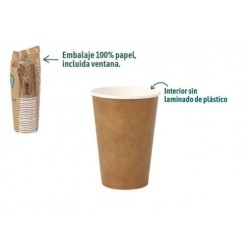 SET 20 VASOS CARTON KRAFT...