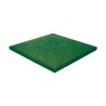 BALDOSA DE CAUCHO ANTITRAUMA 400X400X25MM COLOR VERDE ARTPLAST