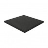 BALDOSA DE CAUCHO ANTITRAUMA 400X400X25MM NEGRA ARTPLAST
