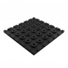BALDOSA DE CAUCHO ANTITRAUMA 400X400X25MM NEGRA ARTPLAST