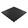 BALDOSA DE CAUCHO ANTITRAUMA 400X400X25MM NEGRA ARTPLAST