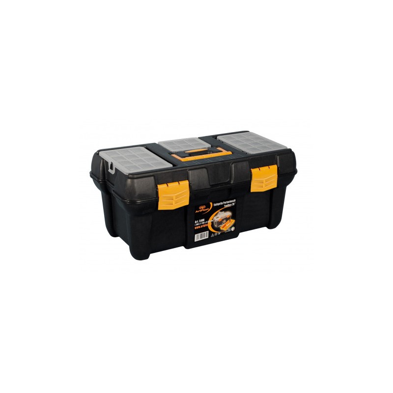 CAJA DE HERRAMIENTAS POLIPROPILENO 20" CON 3 ORGANIZADORES ARTPLAST