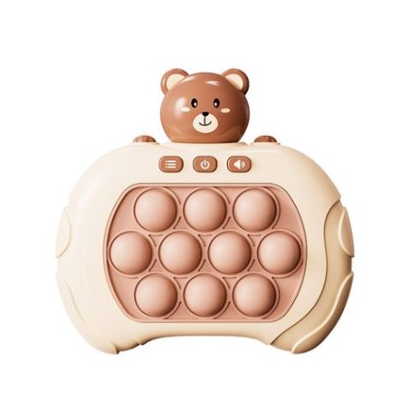 JUEGO PORTATIL POP IT TEDDY MXPS-100 MARRON