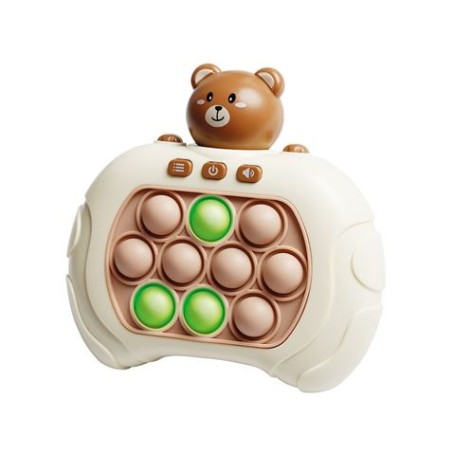 JUEGO PORTATIL POP IT TEDDY MXPS-100 MARRON