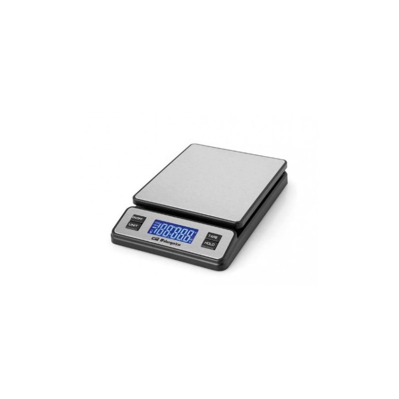 BASCULA DE COCINA DIGITAL HASTA 40KG INOX PC3100 ORBEGOZO