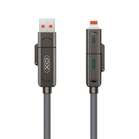 CABLE 4 EN 1 60W USB - C / USB-C / LIGHTNING / USB-A