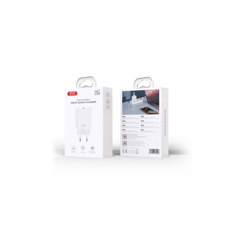 CARGADOR CON PUERTO TIPO C 20W CE32 XO
