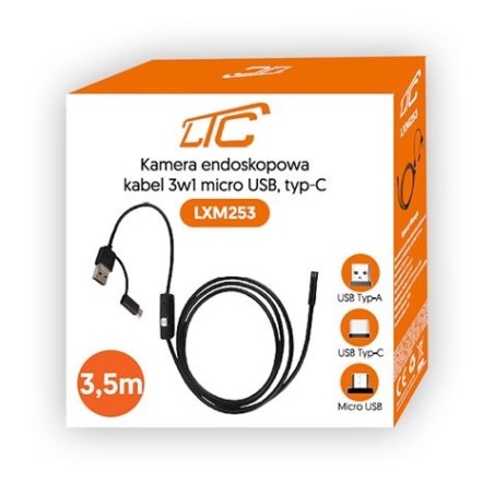 CAMARA ENDOSCOPICA 3.5METROS LENTE 8MM USB
