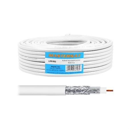 BOBINA DE CABLE COAXIAL 25M MASTERSAT - RTV0400003