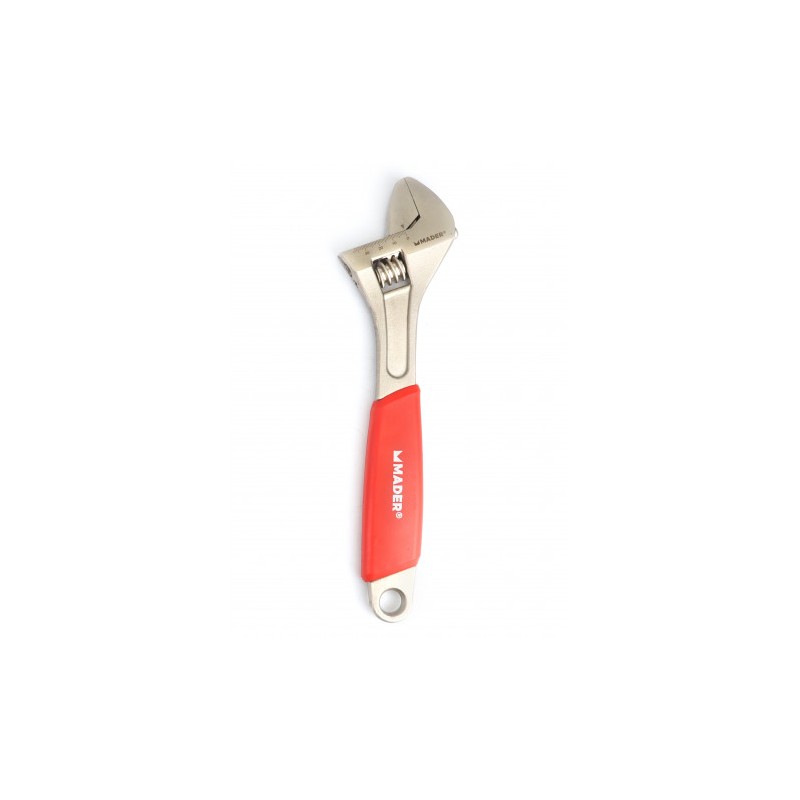 LLAVE INGLESA 12"- 300MM MANGO RECUBIERTO ROJO MADER
