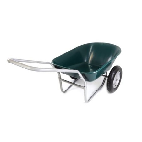 CARRETILLA PLASTICA 80 LITROS VERDE MADER