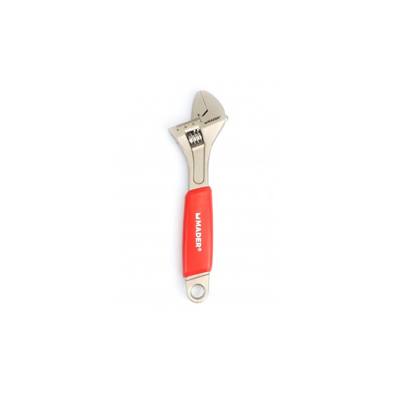 LLAVE INGLESA 10"- 250MM MANGO RECUBIERTO ROJO MADER