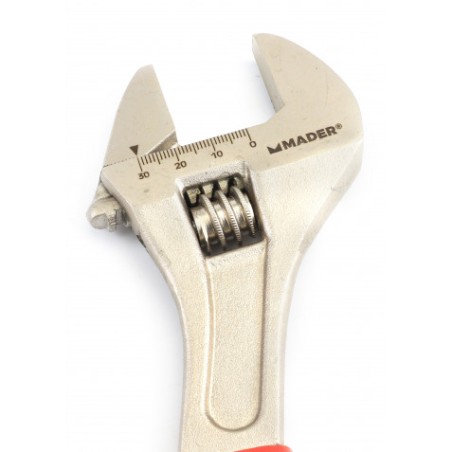 LLAVE INGLESA 10"- 250MM MANGO RECUBIERTO ROJO MADER