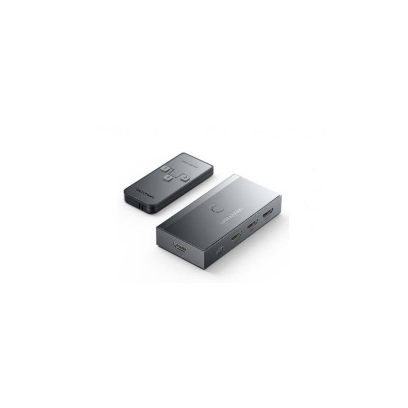SWITCH HDMI 2.1 3-1 CON MANDO 8K GRIS...