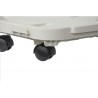 PLATAFORMA RECTANGULAR CON RUEDAS 480X290X38MM ARTPLAST