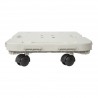 PLATAFORMA RECTANGULAR CON RUEDAS 480X290X38MM ARTPLAST