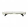 PLATAFORMA RECTANGULAR CON RUEDAS 480X290X38MM ARTPLAST