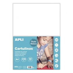 PACK 50 CARTULINAS A4 170GR...