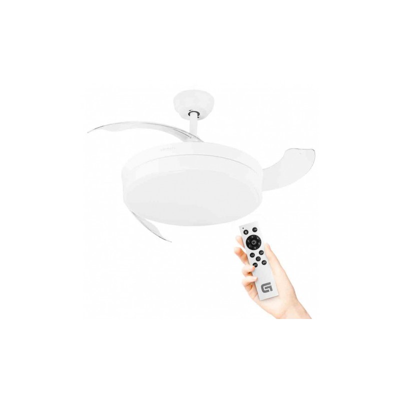 VENTILADOR DE TECHO 42" LED BLANCO...