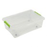 CAJA ORGANIZADORA CON TAPA, RUEDAS Y CIERRES 585X390X170MM ARTPLAST