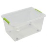 CAJA ORGANIZADORA CON TAPA, RUEDAS Y CIERRES 585X390X300MM ARTPLAST