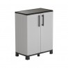 ARMARIO BAJO CON ESTANTE Y PATAS REGULABLES 680X370X900MM ARTPLAST